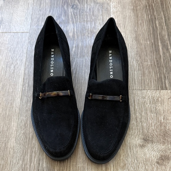 Bandolino Shoes - Bandolino Black Women’s Slip-On Suede Loafers